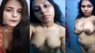 Cam ladki selfie nude video client village